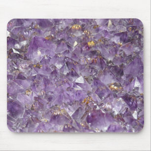 Lila Amethystikstein-Look Mousepad