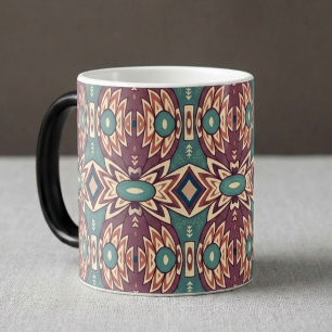 Lila Ananas Stimmung Zweifarbige Tasse