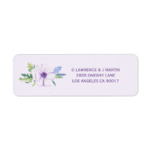 Lila Anemone Spring Floral