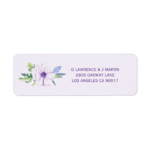 Lila Anemone Spring Floral