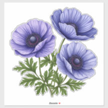 Lila Anemonenstrauß
