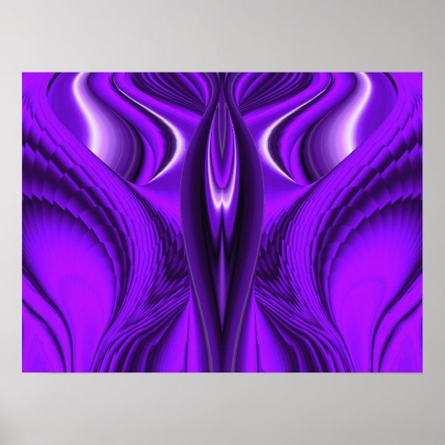 Lila Angel Wings Poster (Vorne)