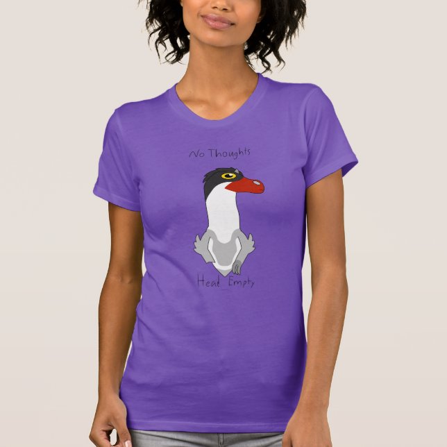 Lila Angus Meme T-Shirt (Vorderseite)