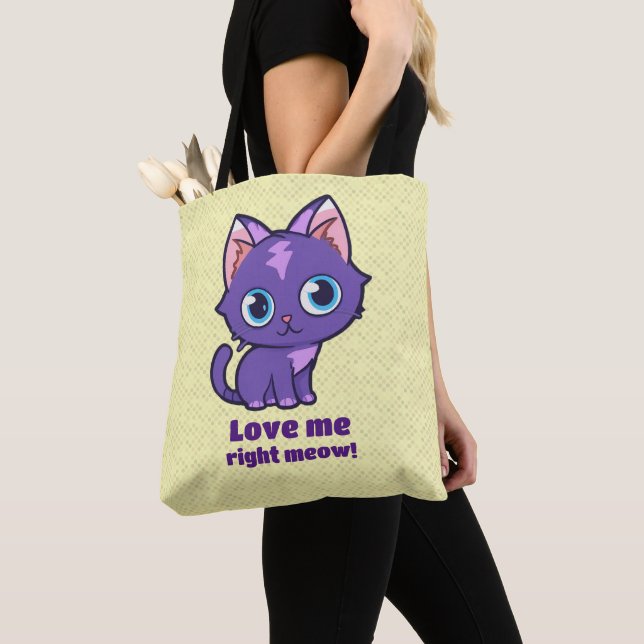 Lila Anime Cat Vector Art Yellow (Von Nahem)