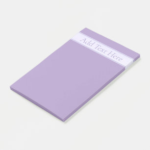 Lila, anpassbarer eleganter Leichtlavender Post-it Klebezettel