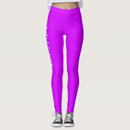 Lila Anpassung von Fluro Light Leggings