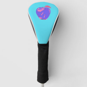 Lila Apple Pop Art Golf Headcover