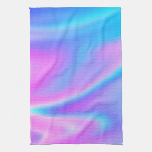 LILA & AQUA BLAUE KÜCHE TOWEL! GESCHIRRTUCH (Vertikal)