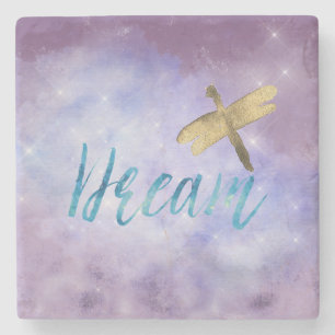 Lila Aqua Dream Steinuntersetzer