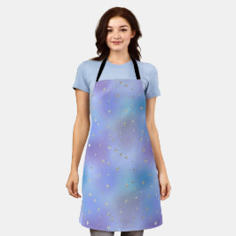 Lila Aqua Silver Schürze