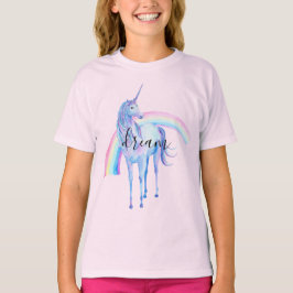 Lila Aqua Unicorn T-Shirt