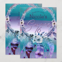 Lila & Aquamarin Dream Catcher Boho Sweet 16 Party