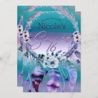 Lila & Aquamarin Dream Catcher Boho Sweet 16 Party