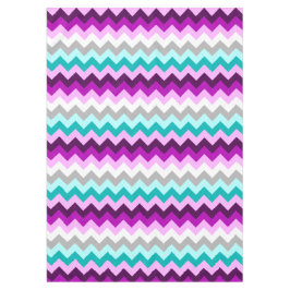 Lila Aquamarine Chevrons Tabletten Tischdecke