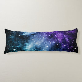 Lila Aquamariner Galaxienebel Traum Nr. 1 Seitenschläferkissen