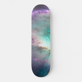 Lila Aquamariner Galaxienebel Traum Nr. 1 Skateboard