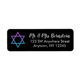 Lila Aquamariner Star von David Rücksendeadresse