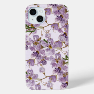 Lila-Aquarell-Blumen-iPhone-Hülle Case-Mate iPhone Hülle