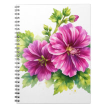 Lila Aquarell-Blumenillustration