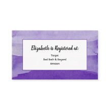 Lila-Aquarell-Geschenkkarten-Liste
