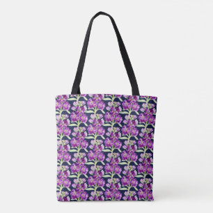 Lila Aquarellmuster Blume