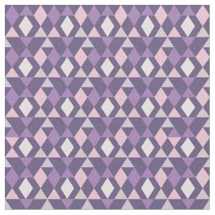 Lila arabisches geometrisches Muster Stoff