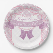 Lila Art Nouveau Prinzessinnen Geburtstag