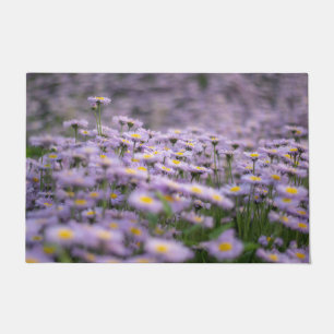 Lila Aster-Blume Fußmatte