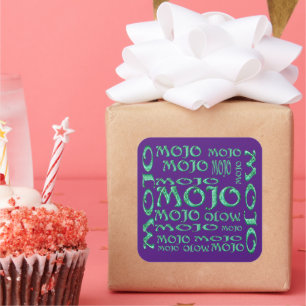 Lila Aufkleber aus Mojo