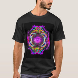 Lila Auge Mandala T-Shirt