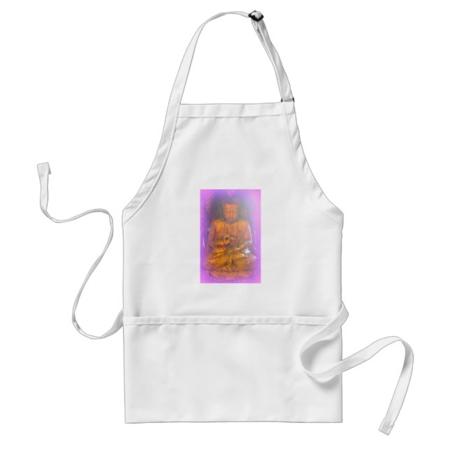 lila Aura Buddha-Schürze Schürze (Vorne)