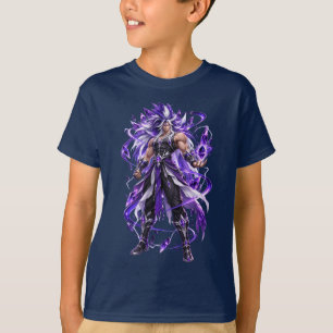 Lila-Aura-Fantasy-Krieger-T-Shirt T-Shirt