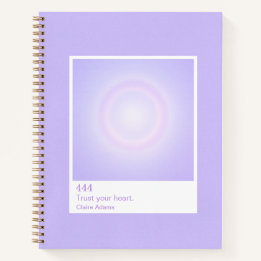 Lila Aura Swatch Engel Zahl Notizbuch