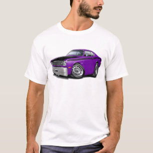 Lila Auto 1970-74 des Staubtuch-340 T-Shirt