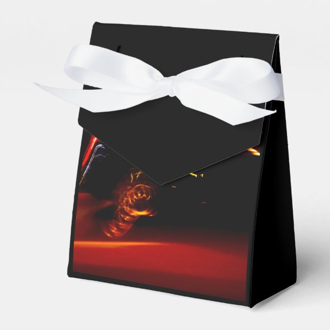 lila Autotanz Geschenkschachtel (Vorderseite)