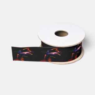 lila Autotanz Ripsband