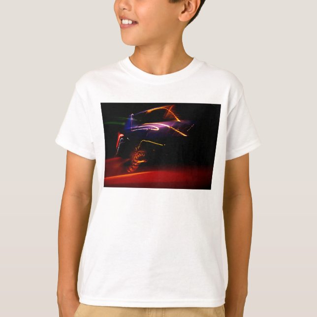 lila Autotanz T-Shirt (Vorderseite)