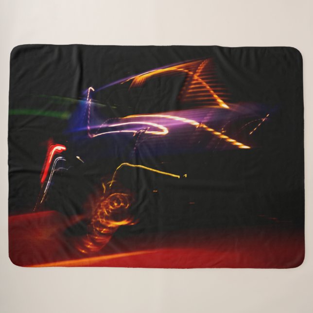 lila Autotanzdecke Sherpadecke (Vorderseite (Horizontal))