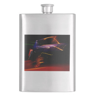 lila Autotanzflasche Flachmann