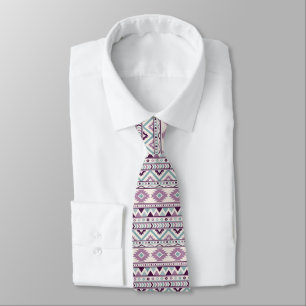 Lila Aztec Blend Men-Designer-Krawatte Krawatte