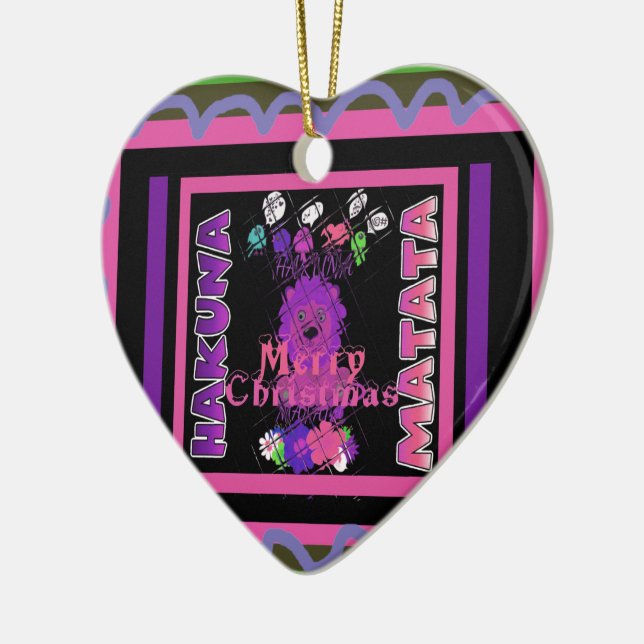 Lila Baby Simba Merry Christmas Collection Keramik Ornament (Links)