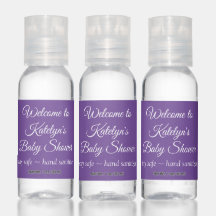 Lila Babydusche Hand Sanitizer