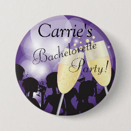 Lila - Bachelorette Diva Girls Night Out Button