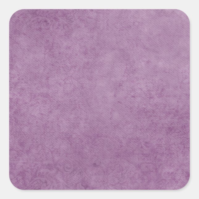 Lila BAckground-Bürste Quadratischer Aufkleber (Vorderseite)