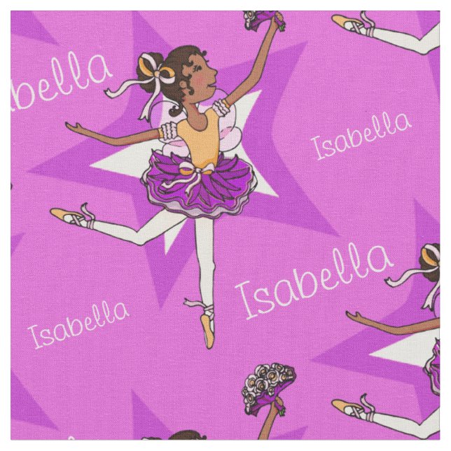 Lila Ballerina, Darkmädchen, Ballet Stoff (Nahaufnahme)