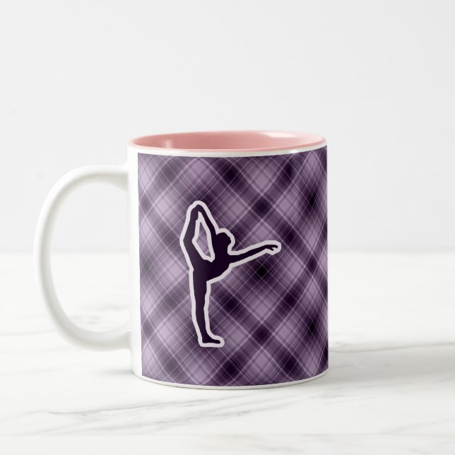 Lila Ballett Zweifarbige Tasse (Links)