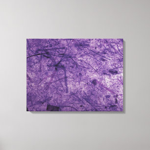 Lila Bananenpapiere - überzogene Canvas Leinwanddruck