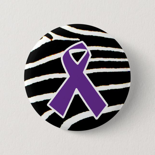 Lila Band Button (Vorderseite)