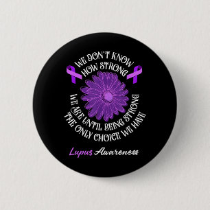 Lila Band Lupus Krieger Lupus Kämpfer Lupus Button