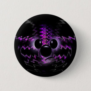 Lila Bärenknopf Button